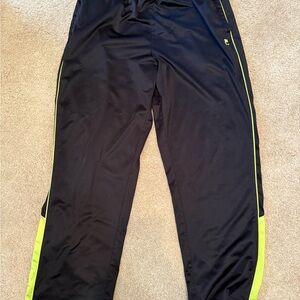Fila Black and Neon Green Joggers